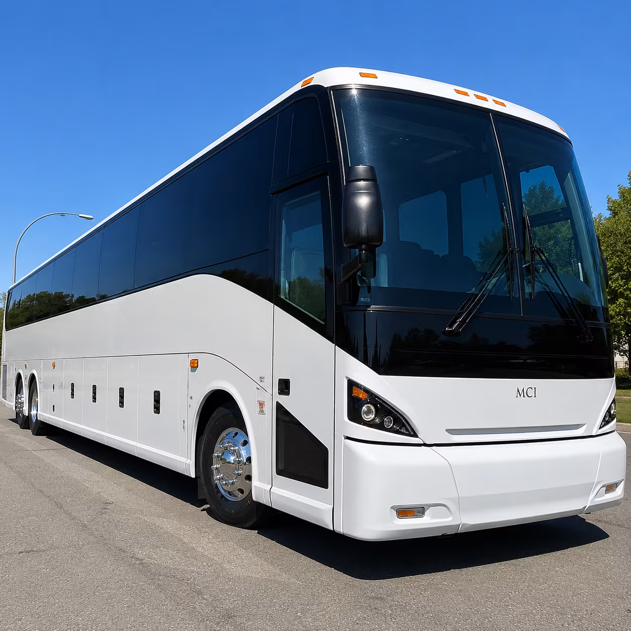 davie charter bus rental exterior