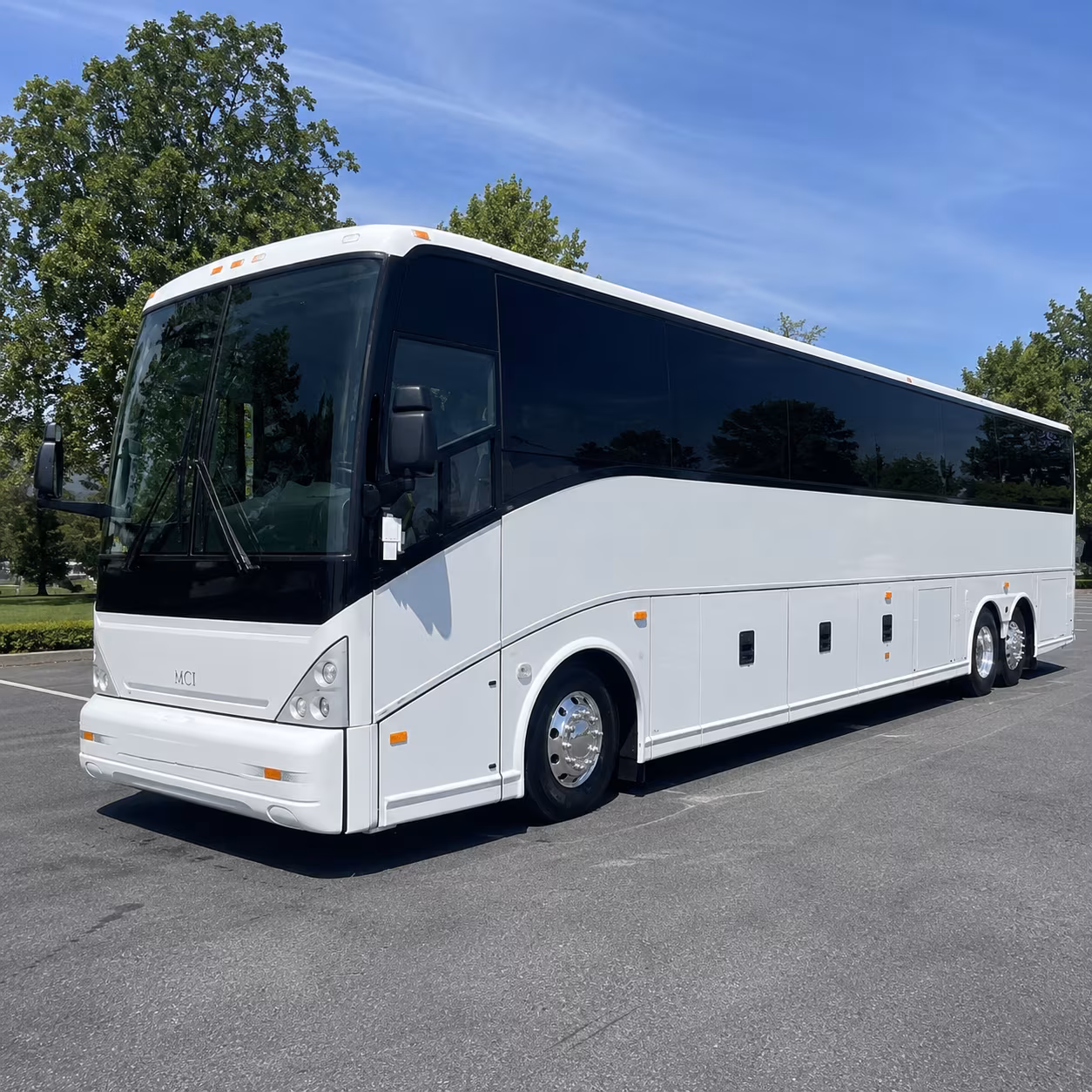 fort lauderdale charter bus interior