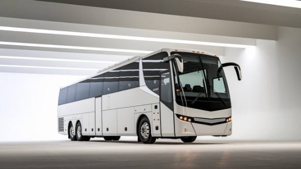 55 passenger charter bus sunrise