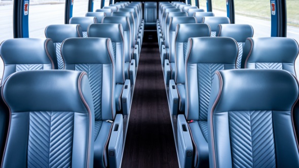 lauderhill 54 passenger charter bus interior